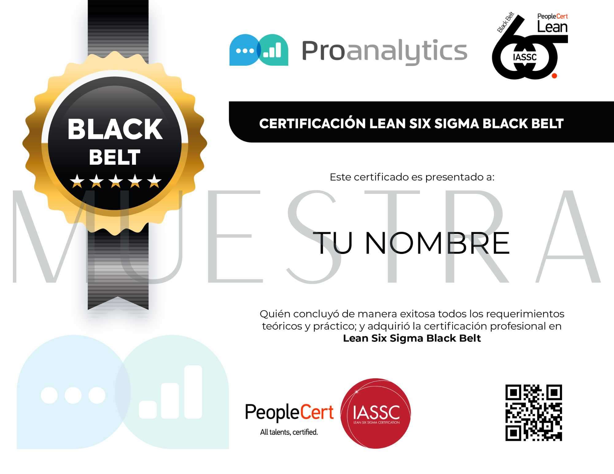 Certificación Black Belt